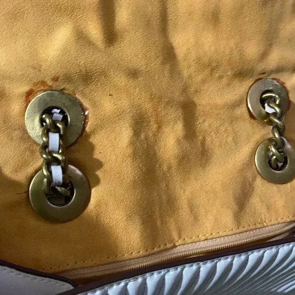 Coach white mini convertible leather backpack - Picture 12 of 12